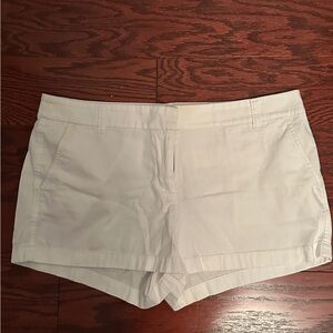 J. Crew White 3” Shorts